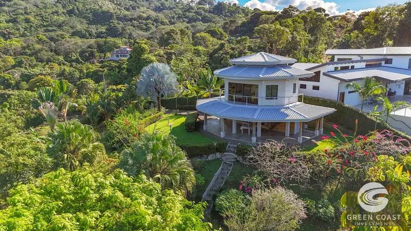 Ocean, Jungle & Mountain View Home in Ojochal | Protected Jungle Setting — view 4, Piñuela Arriba, Costa Rica