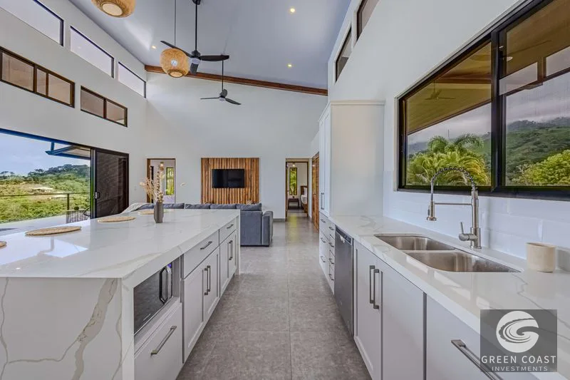 Chontales Luxury: Modern Villa with Panoramic Ocean & Mountain Views in Gated Community — view 1, Bahía Ballena, Osa, Costa Rica