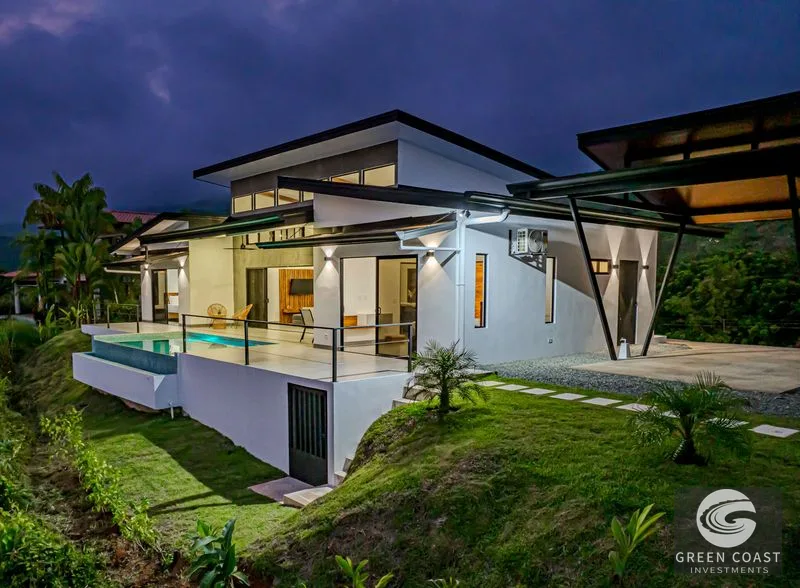 Chontales Luxury: Modern Villa with Panoramic Ocean & Mountain Views in Gated Community — view 3, Bahía Ballena, Osa, Costa Rica