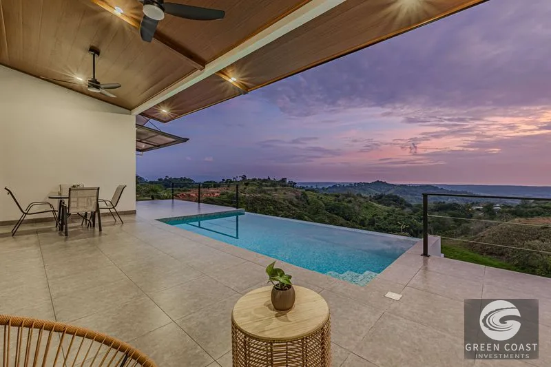 Chontales Luxury: Modern Villa with Panoramic Ocean & Mountain Views in Gated Community — view 11, Bahía Ballena, Osa, Costa Rica