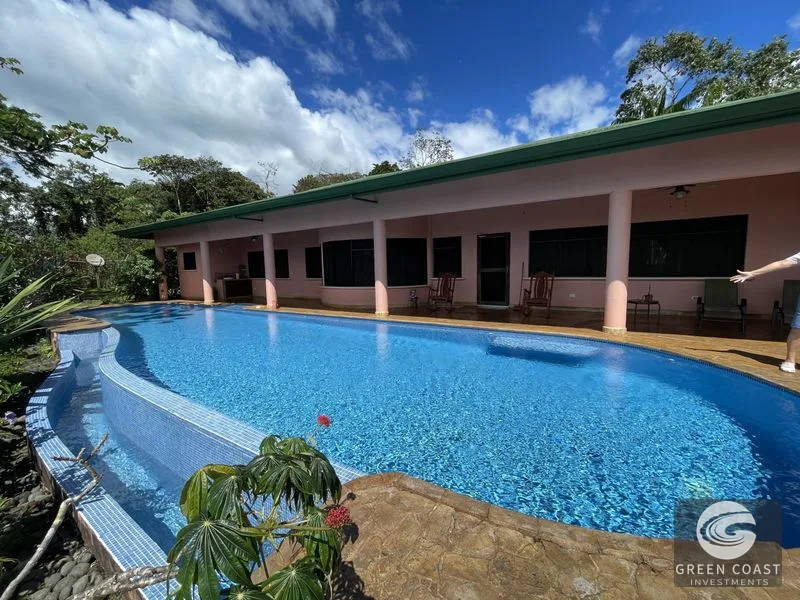 Ocean View Estate: 2-BR Home, Infinity Pool, Guest House & Fruit Orchards on 5.2 Acres — view 2, Platanillo, Platanillo, Costa Rica