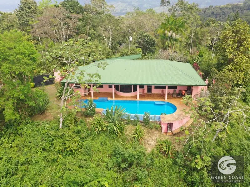 Ocean View Estate: 2-BR Home, Infinity Pool, Guest House & Fruit Orchards on 5.2 Acres — view 7, Platanillo, Platanillo, Costa Rica