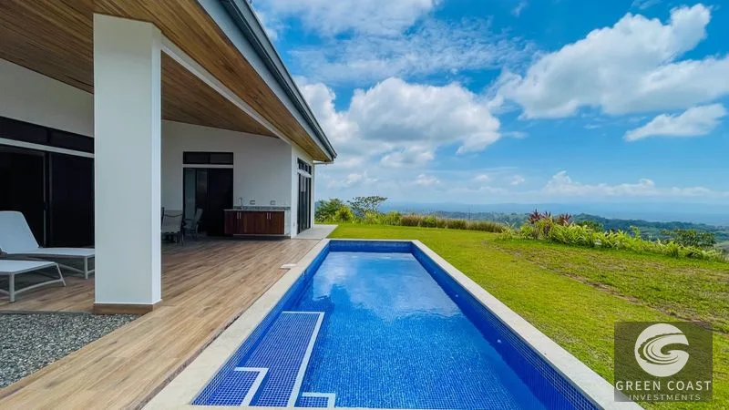 Chontales Ocean View Oasis: Modern 3-Bed Home with Panoramic Pacific Vistas & Pool — view 4, Chontales, Cortés, Costa Rica