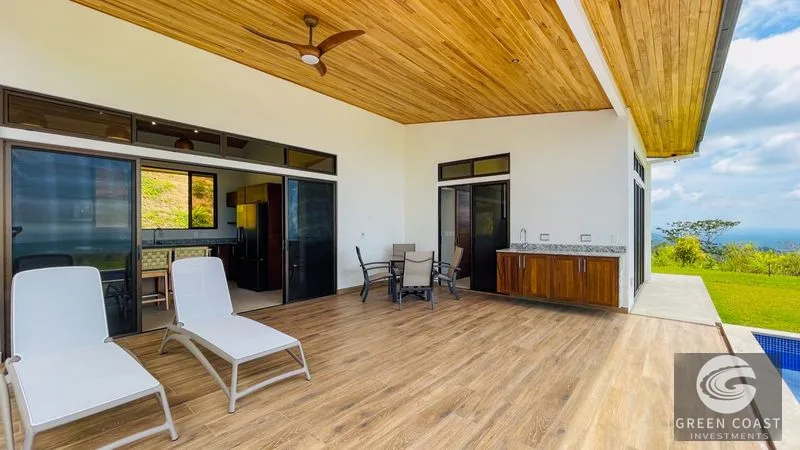 Chontales Ocean View Oasis: Modern 3-Bed Home with Panoramic Pacific Vistas & Pool — view 6, Chontales, Cortés, Costa Rica
