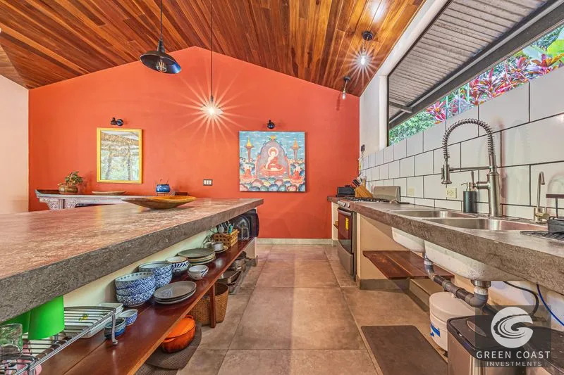 Riverfront Sanctuary: 3BR Ojochal Home on 7 Acres with Private Swimming Holes & Expansion Potential — view 6, Ojochal, Osa, Costa Rica