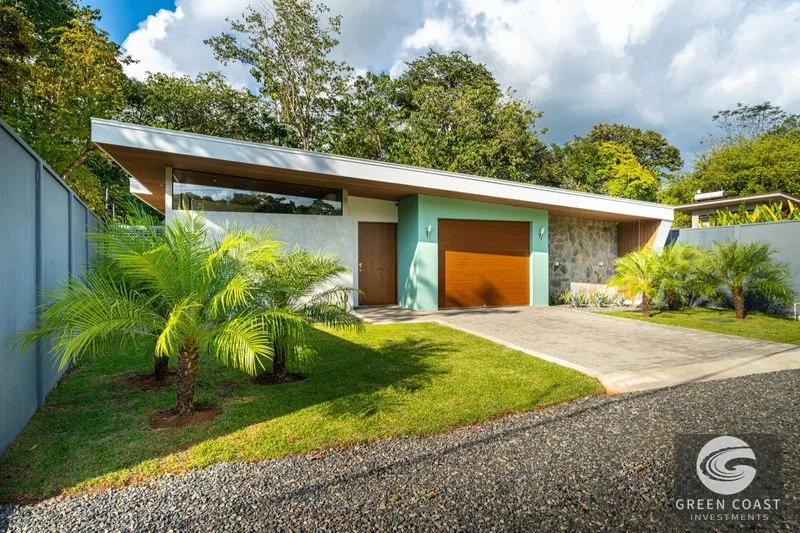Stunning 3-Bedroom, 2.5-Bathroom Tropical Mid-Century Modern Home – Steps from the Beach — view 1, Uvita, Osa, Costa Rica