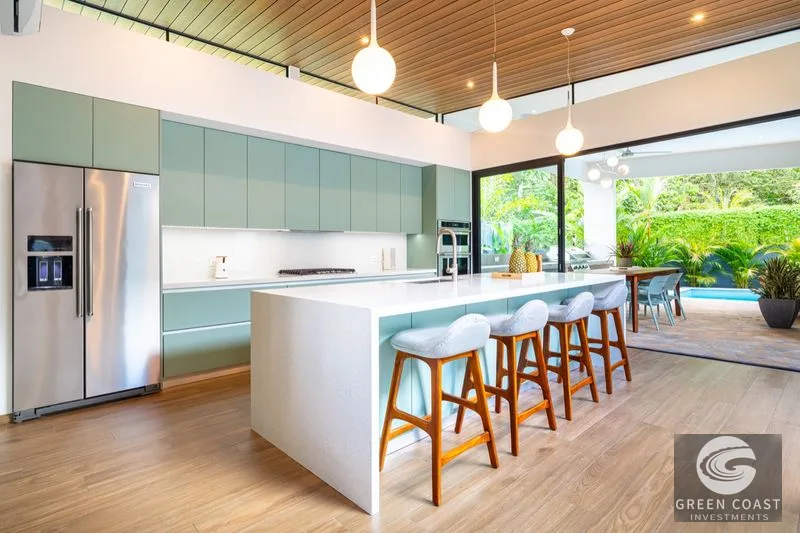 Stunning 3-Bedroom, 2.5-Bathroom Tropical Mid-Century Modern Home – Steps from the Beach — view 9, Uvita, Osa, Costa Rica