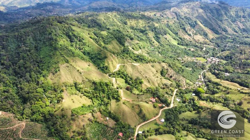 Costa Rica Mountain Ranch: Ocean Views, 49 Acres, Family Compound Potential Near Uvita & San Isidro — view 3, Costa Rica, Costa Rica