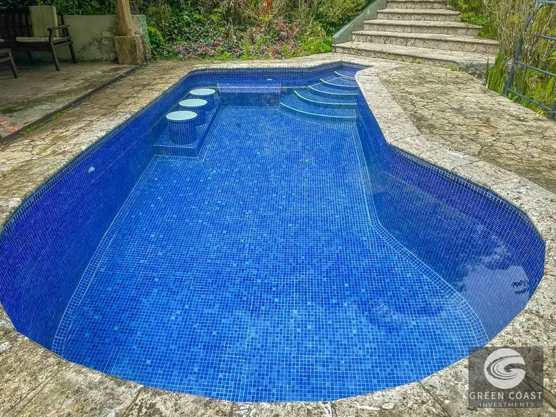 Ojochal Jungle Retreat: Riverfront Home, Pool, & Income Casitas. Owner Financing Available! — view 3, Ojochal, Costa Rica