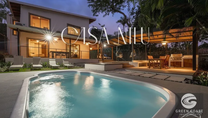 Playa Hermosa Oasis: Income-Generating Pool Home Near Beach – Turnkey Airbnb! — view 1, Jacó, Garabito, Costa Rica
