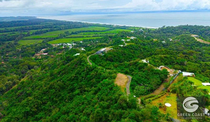 Ocean View Lot Under $200K in Playa Hermosa – Ready to Build with Plans! — view 1, Jacó, Garabito, Costa Rica