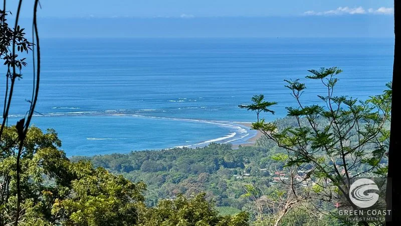 Uvita Ocean View Estate: Primary Forest, Whale's Tail Views & Legal Water in Exclusive Community — view 1, Uvita, Bahia Ballena, Costa Rica