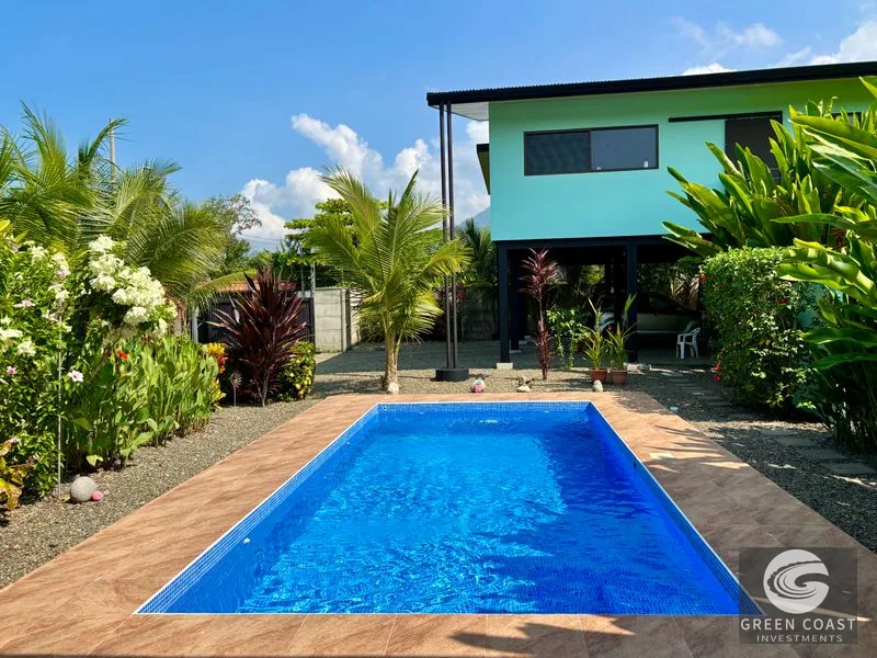 Uvita Tropical Oasis: 2-Bed Home with Pool, Mountain Views & Lush Gardens — view 2, Uvita, Costa Rica