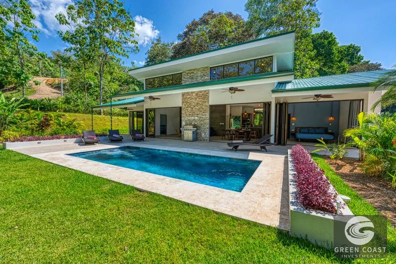 Modern Jungle Villa with Private Pool in Gated Matapalo Community - Near Playa Linda — view 1, Quepos, Costa Rica