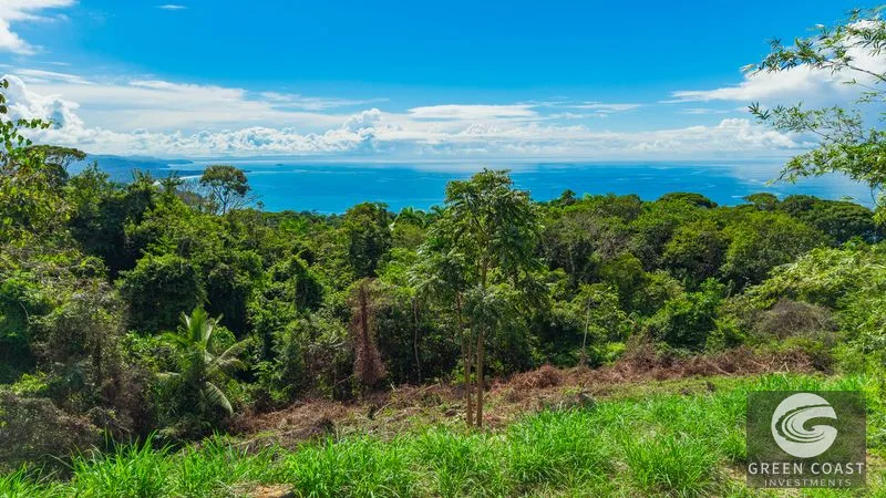 Premier Ocean View Homesite in Escaleras: Whale Tail Views & Sunset Panoramas — view 1, Costa Rica, Costa Rica