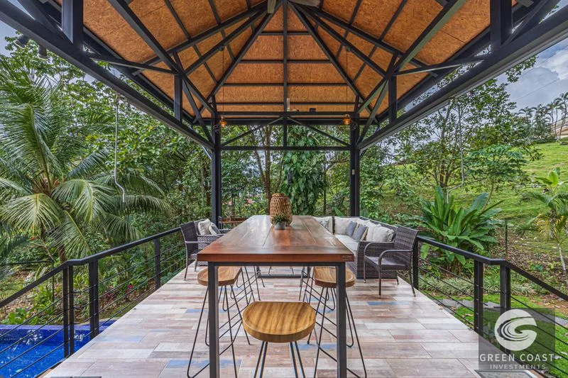 Uvita Modern Industrial Villa: Prime Location, Infinity Pool & Rental Income Potential — view 6, Bahía Ballena, Osa, Costa Rica