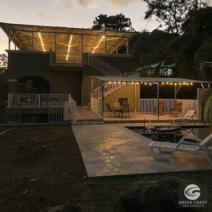 Playa Hermosa Duplex: Poolside Living, Steps to Surf & Development Potential — view 1, Jacó, Garabito, Costa Rica
