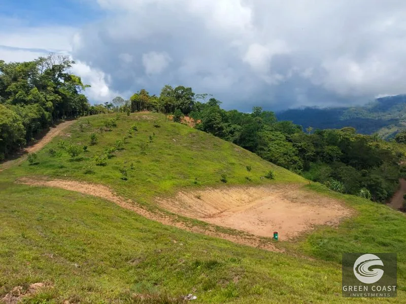 Uvita Ocean & Waterfall View Lot: 3.36 Acres, 2 Pads, Fruit Trees, 4x4 Access — view 4, Uvita, Costa Rica