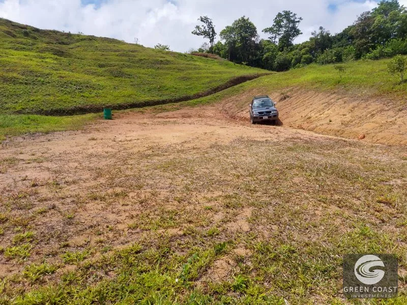 Uvita Ocean & Waterfall View Lot: 3.36 Acres, 2 Pads, Fruit Trees, 4x4 Access — view 6, Uvita, Costa Rica