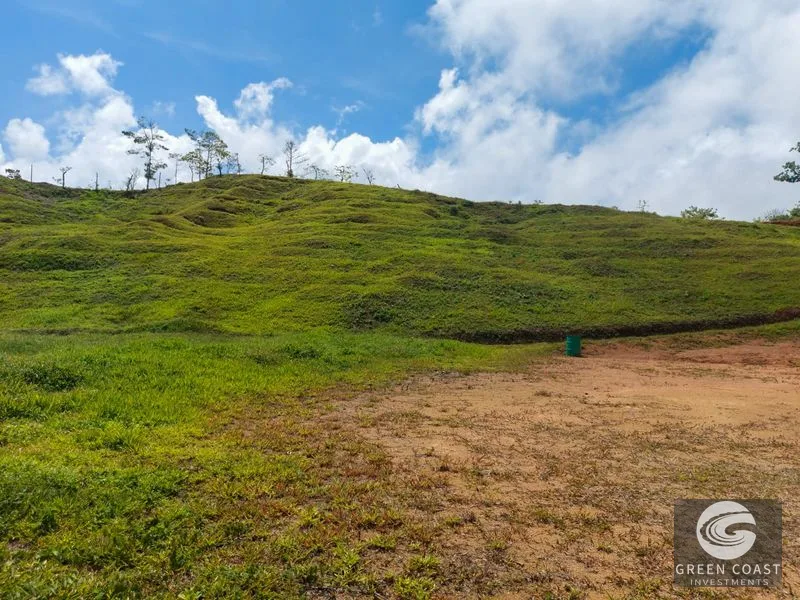 Uvita Ocean & Waterfall View Lot: 3.36 Acres, 2 Pads, Fruit Trees, 4x4 Access — view 9, Uvita, Costa Rica