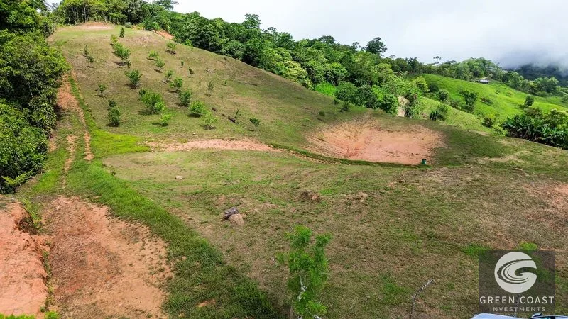 Uvita Ocean & Waterfall View Lot: 3.36 Acres, 2 Pads, Fruit Trees, 4x4 Access — view 15, Uvita, Costa Rica