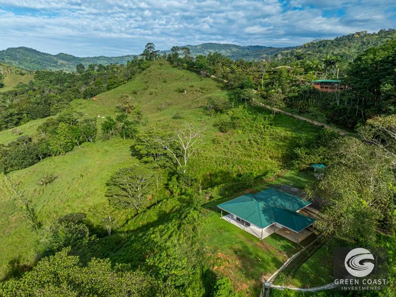 74-Acre Organic Farm with Mountain Views & Home Near Dominical Beach — view 13, Dominical, Puntarenas, Costa Rica