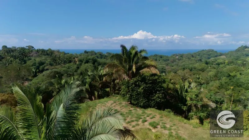 Playa Hermosa 1.2 Acre Lot: Panoramic Ocean & Mountain Views, Ready for Your Dream Home — view 2, Uvita, Osa, Costa Rica