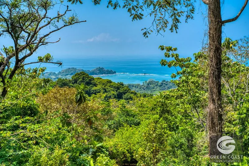 Dominical Ocean View Oasis: Luxury Jungle Home with Private Building Site Near Beach — view 1, Dominical, Costa Rica
