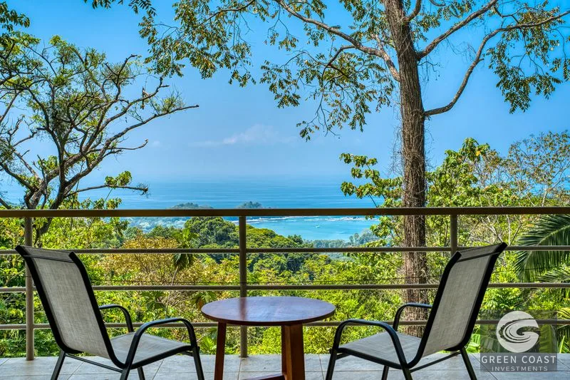 Dominical Ocean View Oasis: Luxury Jungle Home with Private Building Site Near Beach — view 3, Dominical, Costa Rica
