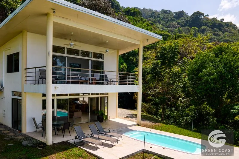 Dominical Ocean View Oasis: Luxury Jungle Home with Private Building Site Near Beach — view 5, Dominical, Costa Rica
