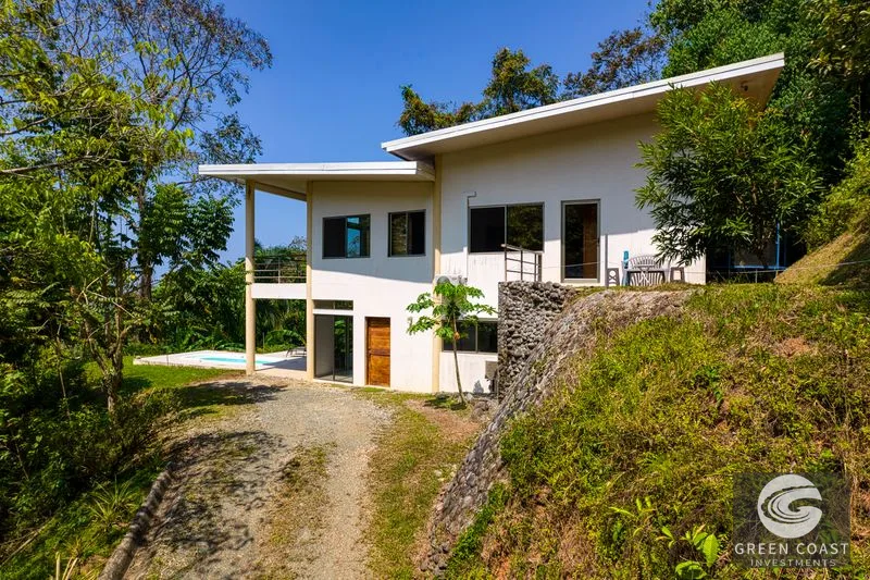 Dominical Ocean View Oasis: Luxury Jungle Home with Private Building Site Near Beach — view 7, Dominical, Costa Rica