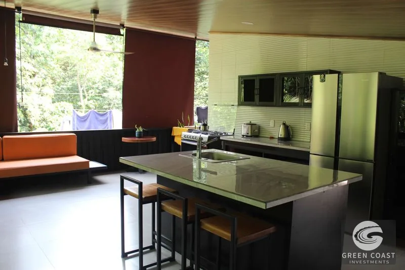 Modern Coastal Retreat Near Ojochal: Expandable 2-Bed Home with Lush Gardens & Room for Pool — view 3, Puerto Cortes, Osa, Costa Rica