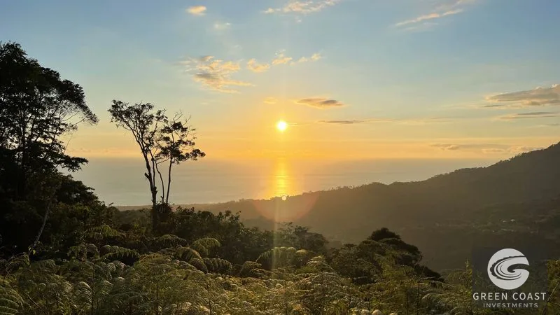 Uvita Mountain Estates: Ocean View Lots with Private Waterfall Access — view 2, Uvita, Costa Rica