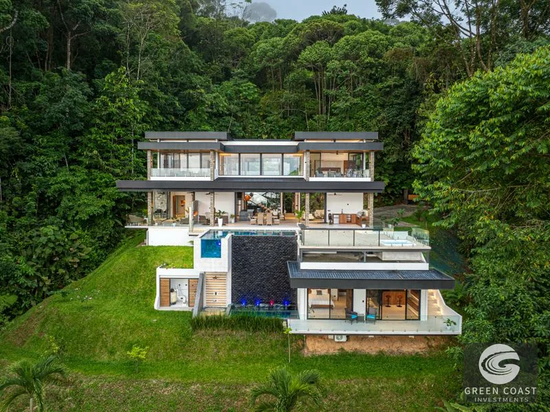 Casa Koules – Architectural 5-Bedroom Oceanview Estate in Prestigious Costa Verde Estates — view 1, Dominicalito, Costa Rica