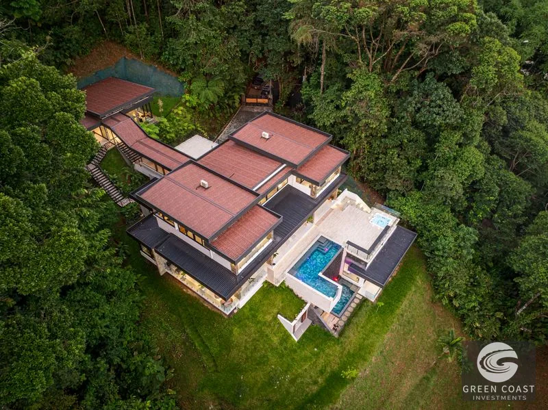 Casa Koules – Architectural 5-Bedroom Oceanview Estate in Prestigious Costa Verde Estates — view 2, Dominicalito, Costa Rica