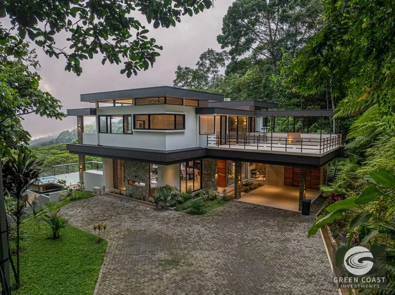 Casa Koules – Architectural 5-Bedroom Oceanview Estate in Prestigious Costa Verde Estates — view 4, Dominicalito, Costa Rica