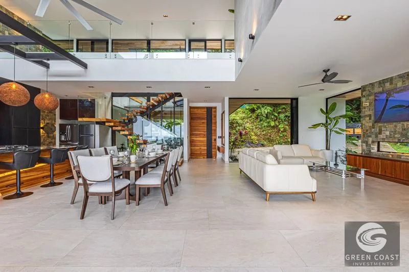 Casa Koules – Architectural 5-Bedroom Oceanview Estate in Prestigious Costa Verde Estates — view 8, Dominicalito, Costa Rica