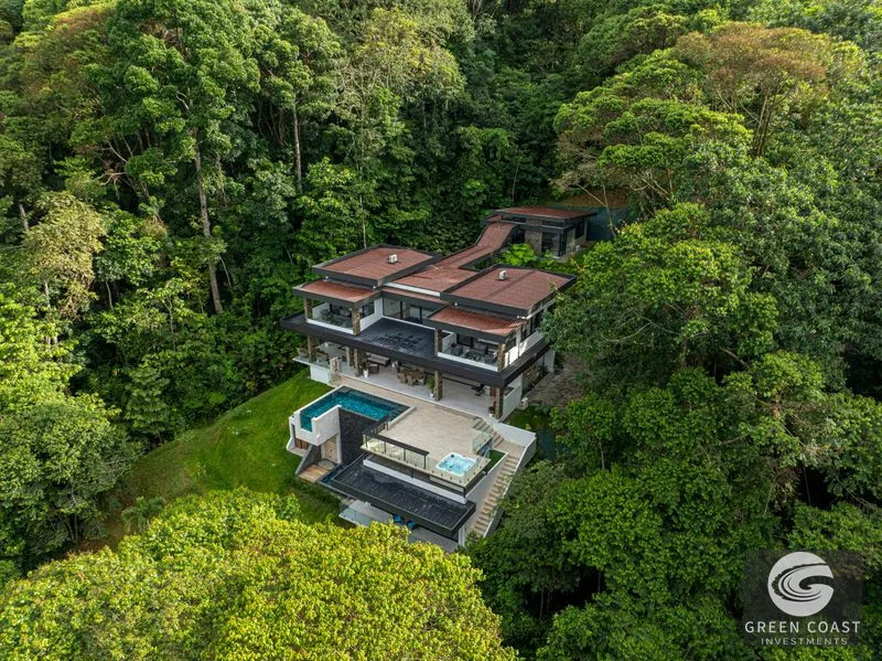 Casa Koules – Architectural 5-Bedroom Oceanview Estate in Prestigious Costa Verde Estates — view 12, Dominicalito, Costa Rica