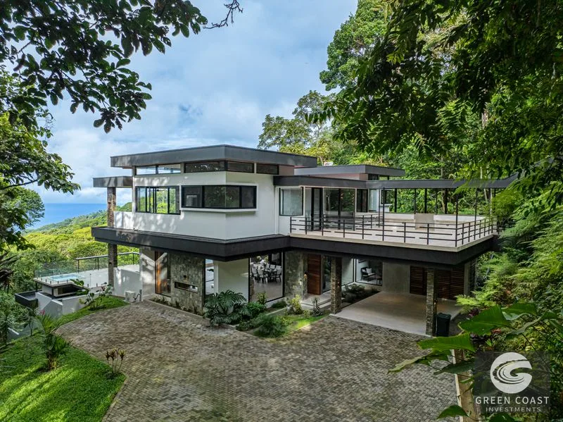 Casa Koules – Architectural 5-Bedroom Oceanview Estate in Prestigious Costa Verde Estates — view 13, Dominicalito, Costa Rica