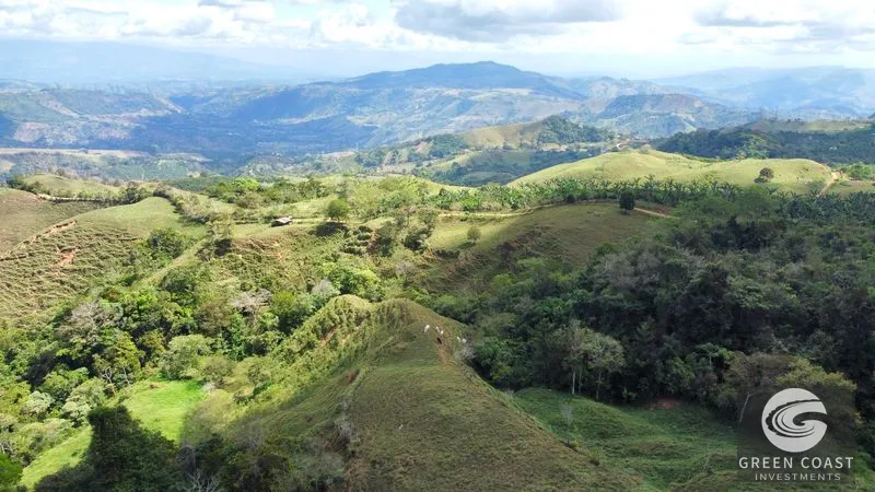 Costa Rican Mountain View Farm: Pastures, River & 5 Potential Building Sites near Uvita — view 14, Perez Zeledon, Costa Rica