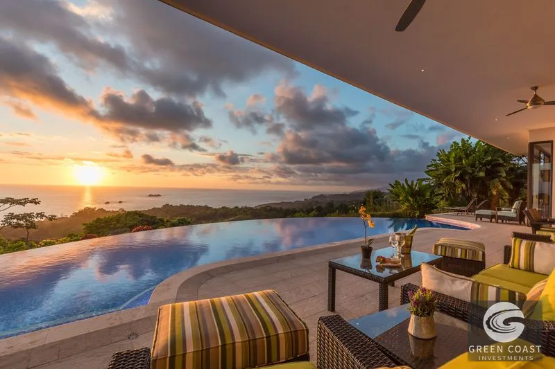 Luxury Ocean View Estate in Ojochal: Infinity Pool, Sunset Views & Privacy — view 2, Costa Rica, Costa Rica