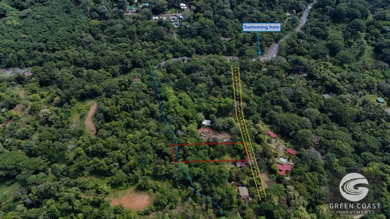Uvita Nature Escape: 1.17-Acre Mountain View Lot with Creek & River Access — view 2, Uvita, Costa Rica