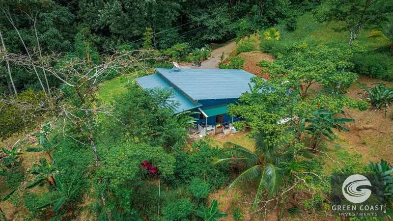 Tres Rios Home: Mountain & River Views, Fruit Orchard, Serene Living Near Amenities — view 2, Puerto Cortés, Puerto Cortés, Costa Rica