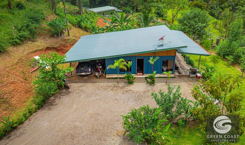 Tres Rios Home: Mountain & River Views, Fruit Orchard, Serene Living Near Amenities — view 3, Puerto Cortés, Puerto Cortés, Costa Rica