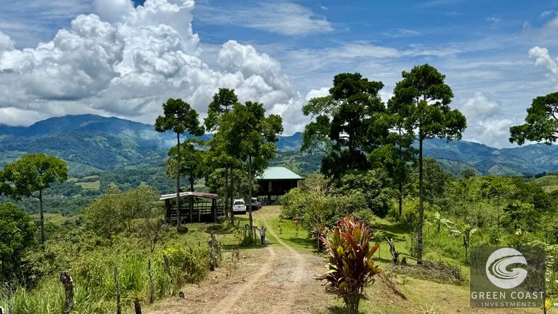 San Vito Mountain Retreat: Treehouse-Style Home, Waterfalls & Fertile Land — view 1, San Vito, Coto Brus, Costa Rica