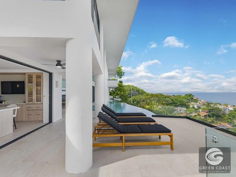 Villa Monticello: Renovated 7-Bedroom Luxury Estate with Ocean Views in Gated Punta Leona — view 6, Jacó, Costa Rica