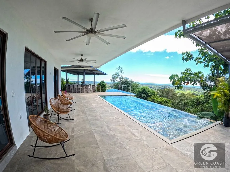 Luxury Ocean View Estate with Guest House & Pool in Gated Community near Jaco — view 1, Jacó, Costa Rica