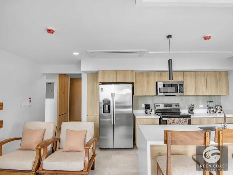 Beachfront Jacó Condo: 2 Beds, 3 Baths, Fully Furnished with Pool & Gated Security — view 46, Jacó, Garabito, Costa Rica