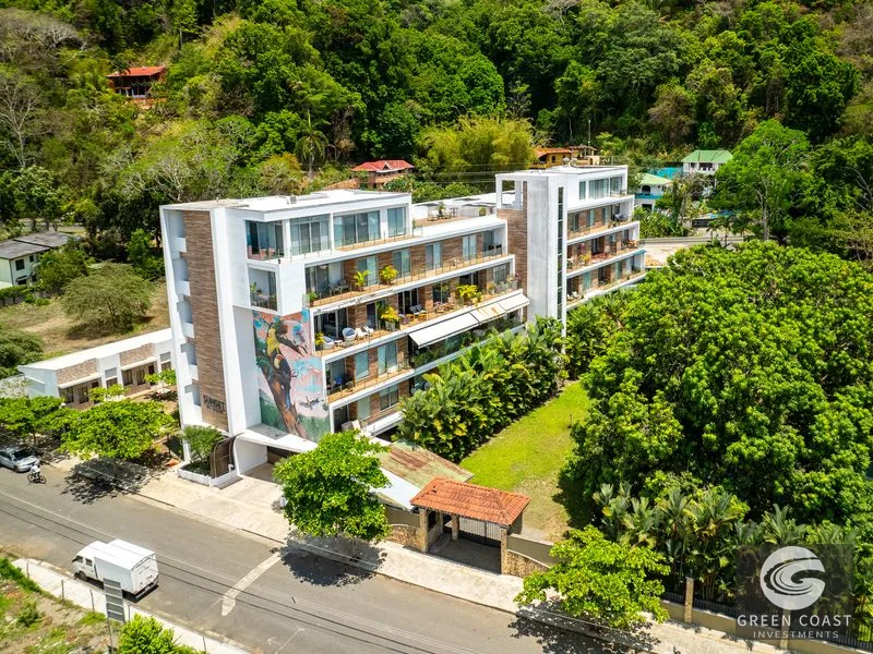 Ocean View 2-Bed Condo in Jacó: Walk to Beach & Restaurants, Rooftop Sunsets, Gated — view 2, Jacó, Garabito, Costa Rica