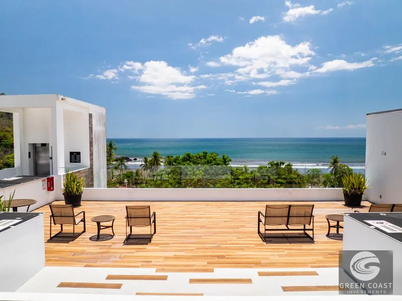 Ocean View 2-Bed Condo in Jacó: Walk to Beach & Restaurants, Rooftop Sunsets, Gated — view 4, Jacó, Garabito, Costa Rica